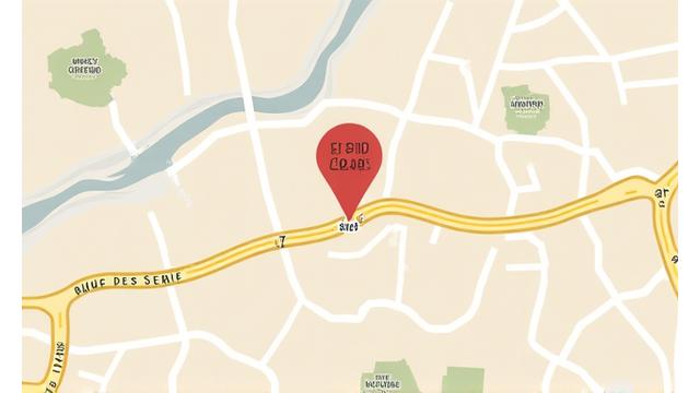 Carte statique indiquant l'emplacement des bureaux d'axumsat à Lyon